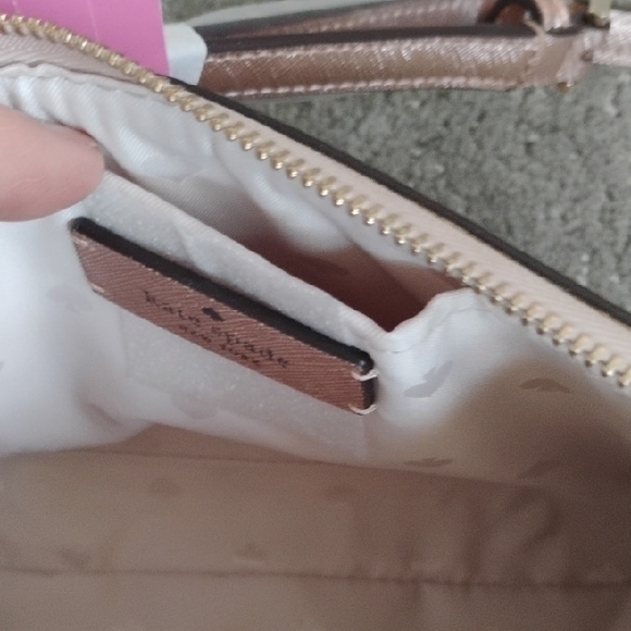 Kate Spade Glittering Rose Gold Crossbody Bag - Picture 6 of 8